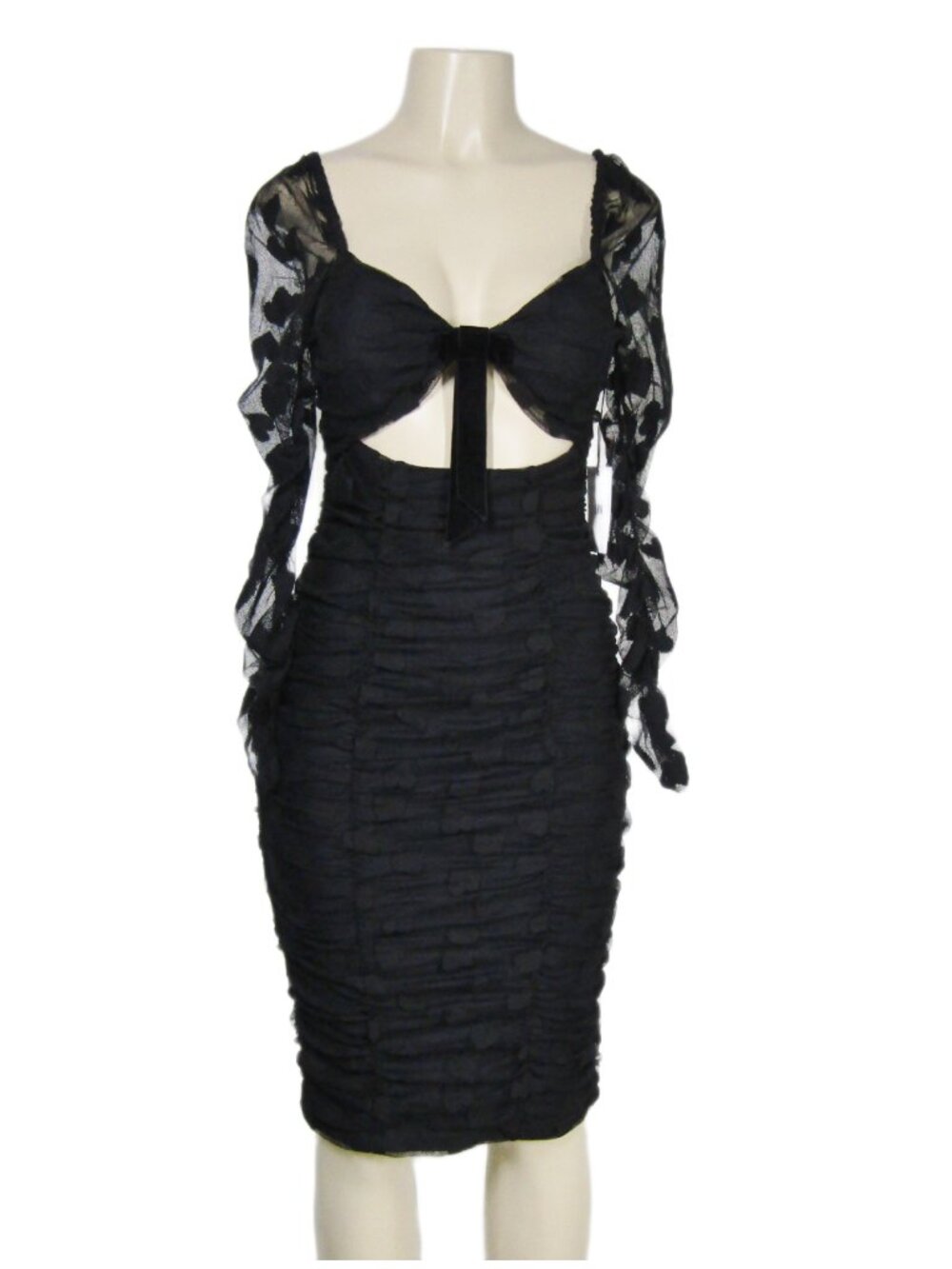 LPA NWT Whimsigoth Witchy Cocktail Party Bodycon Glam Goth Jezebel Dress XXS